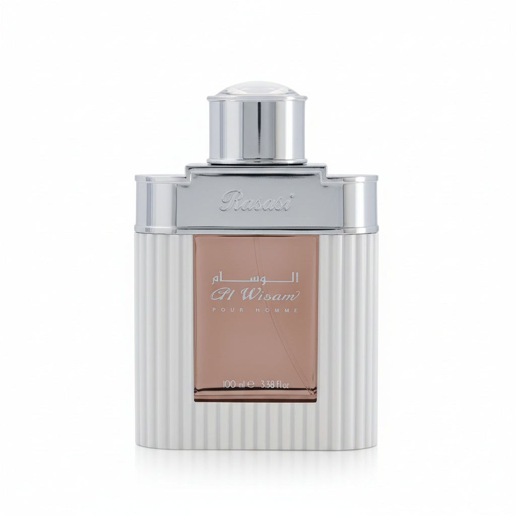 Bonherre mağazasından Rasasi Al Wisam Day EDP, gül, bergamot ve öd ağacı notalı 100 ml erkek parfümü.