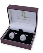 Basit Metal Düğme Kol Düğmeleri - Bonherre