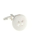 Basit Metal Düğme Kol Düğmeleri - Bonherre