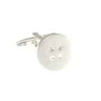 Basit Metal Düğme Kol Düğmeleri - Bonherre