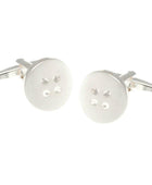 Basit Metal Düğme Kol Düğmeleri - Bonherre