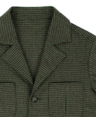 John'un Ceketi Yeşil Pied de Poule - Bonherre