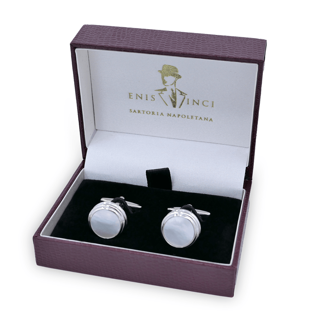 Namlu Kenarı Sedef Kol Düğmesi - Bonherre