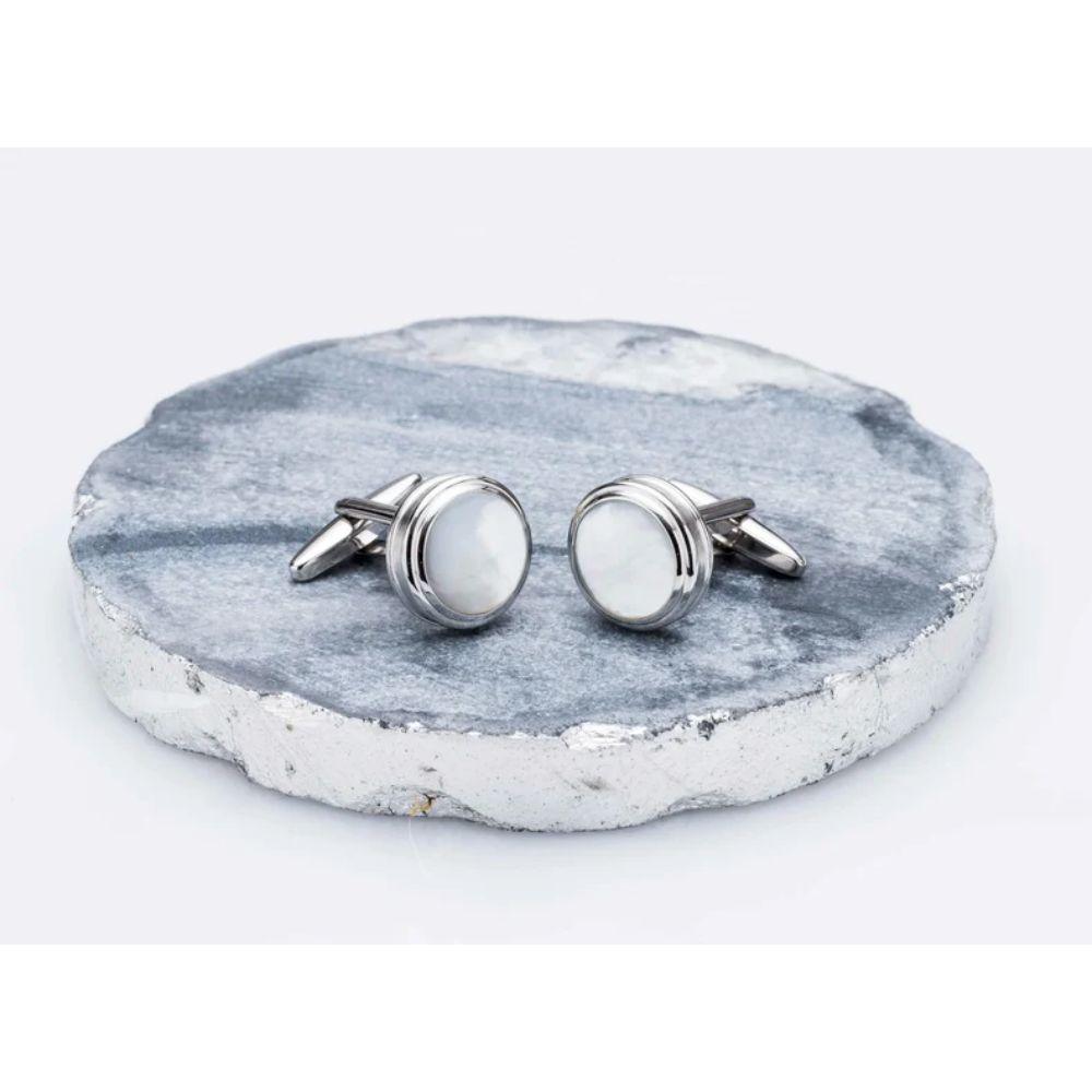 Namlu Kenarı Sedef Kol Düğmesi - Bonherre