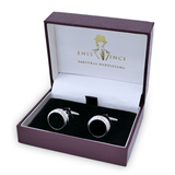 Namlulu Kenar Oniks Kol Düğmeleri - Bonherre