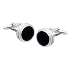 Namlulu Kenar Oniks Kol Düğmeleri - Bonherre