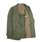 Orazio Luciano X Enis Inci - Zeytin Yeşili Hellard Saf Keten Ceket - Bonherre