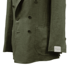 Orazio Luciano X Enis Inci - Zeytin Yeşili Hellard Saf Keten Ceket - Bonherre