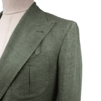 Orazio Luciano X Enis Inci - Zeytin Yeşili Hellard Saf Keten Ceket - Bonherre