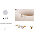 Signature Koleksiyon No2 Sedef Kol Düğmeleri - Bonherre