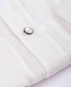 Vanacore Napoli - Beyaz Denim Rodeo Gömlek - Bonherre