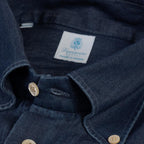 Vanacore Napoli - Koyu Denim Düğmeli Gömlek - Bonherre