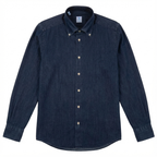 Vanacore Napoli - Koyu Denim Düğmeli Gömlek