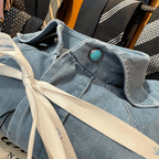Vanacore Napoli - Orta Mavi Denim Rodeo Gömlek - Bonherre