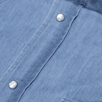 Vanacore Napoli - Orta Mavi Denim Rodeo Gömlek - Bonherre