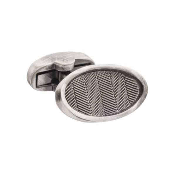 Vintage Stil Balıksırtı Oval Kol Düğmeleri