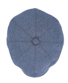 Yün 30's 8 Panel Gri Flanel Şapka - Bonherre