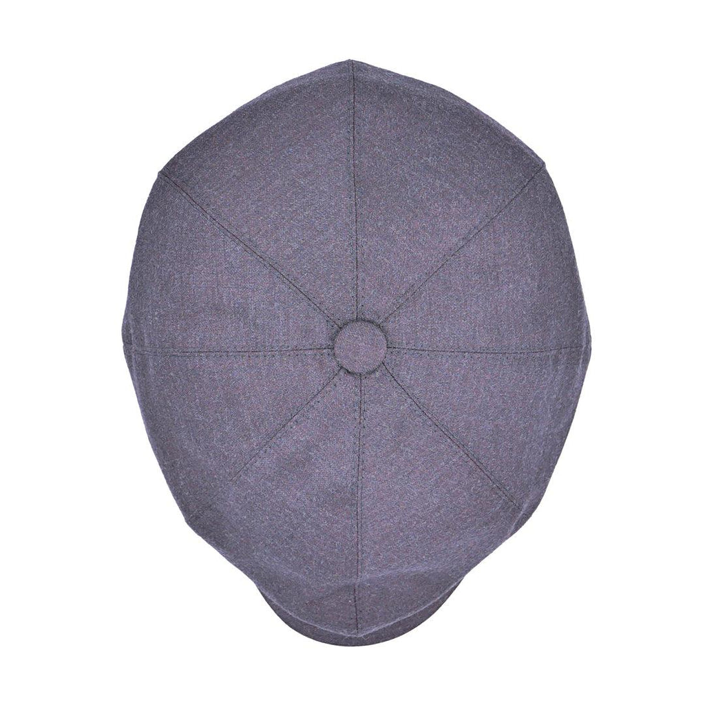 Yün 30's 8 Panel Kestane Flanel Şapka - Bonherre