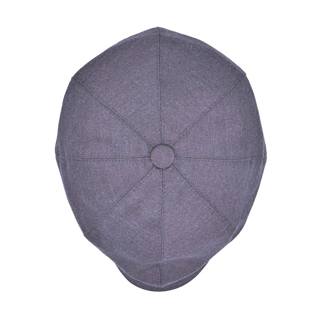 Yün 30's 8 Panel Kestane Flanel Şapka - Bonherre