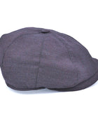 Yün 30's 8 Panel Kestane Flanel Şapka - Bonherre