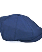 Yün 30's 8 Parça Lacivert Flanel Şapka - Bonherre