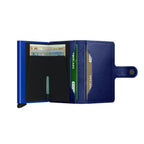Miniwallet Crisple Kobalt Cüzdan - Bonherre