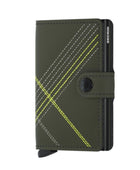 Miniwallet Dikişli Lime Cüzdan - Bonherre