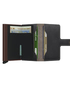 Miniwallet Saffiano Kahverengi Cüzdan - Bonherre