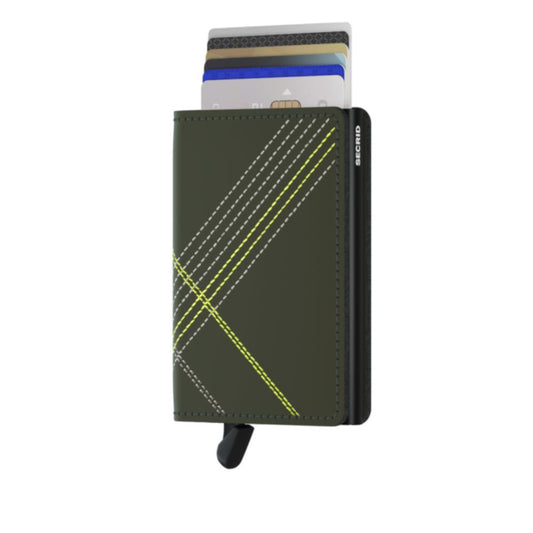 Slimwallet Lime Dikişli Cüzdan - Bonherre