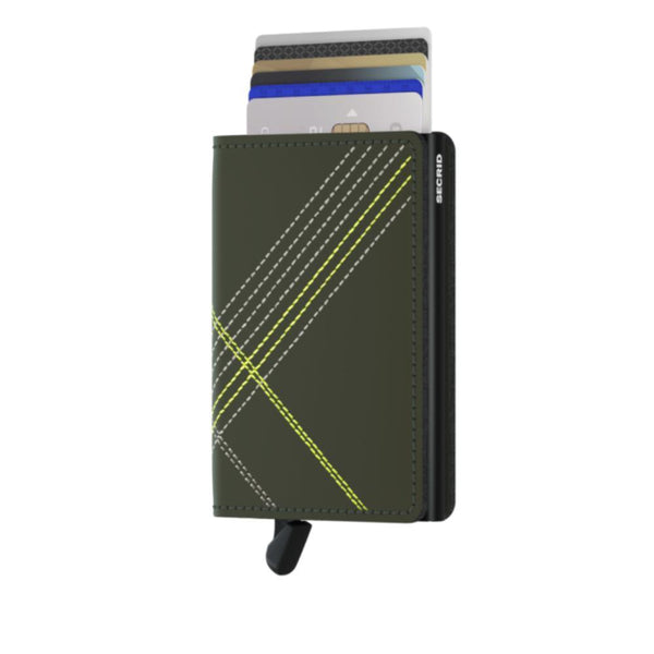 Slimwallet Lime Dikişli Cüzdan