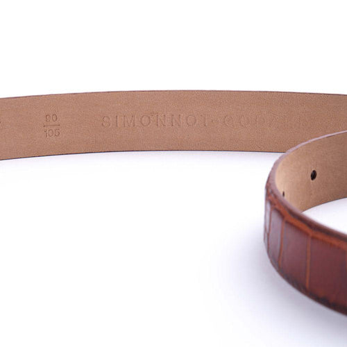 Dana derisi Crocco Marron Kemer - Bonherre