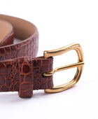 Dana derisi Crocco Marron Kemer - Bonherre