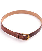 Dana derisi Crocco Marron Kemer - Bonherre