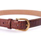 Dana derisi Crocco Marron Kemer - Bonherre