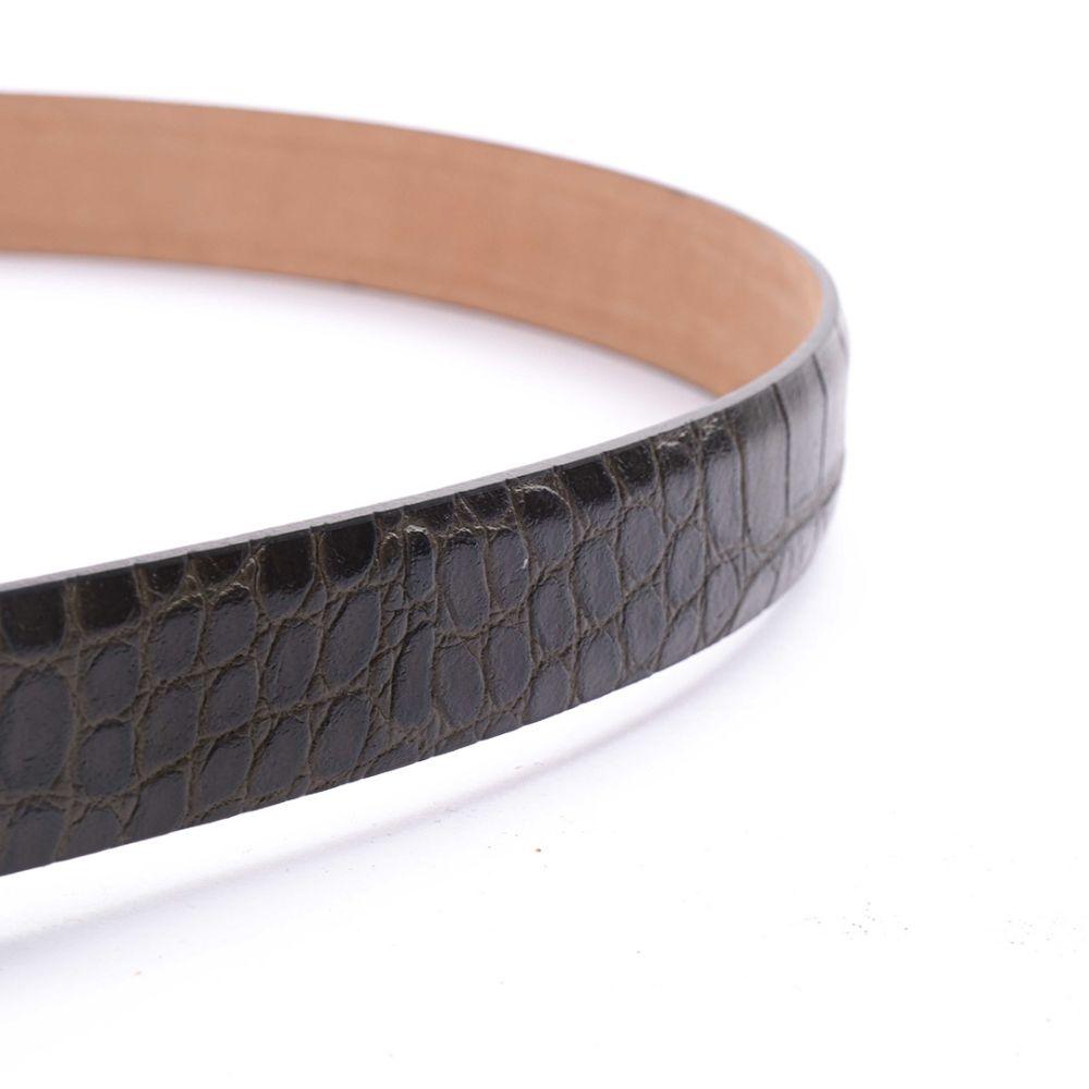 Dana derisi Crocco Verde Kemer - Bonherre