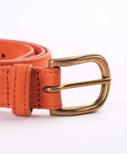 Süet Turuncu Kemer - Bonherre