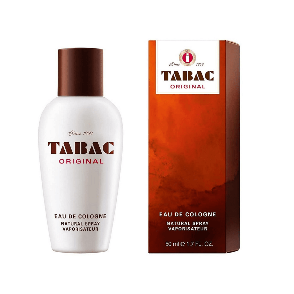 Bonherre mağazasından Tabac Original, biber ve sandal ağacı notalarına sahip 50 ml lüks erkek Eau de Cologne doğal sprey.