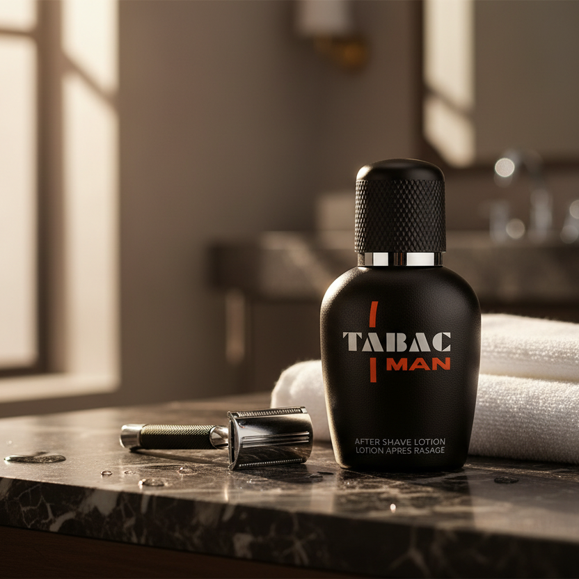 Bonherre mağazasından Tabac Man, tıraş sonrası cildi yatıştıran ve nemlendiren 50 ml lüks erkek tıraş sonrası losyon.