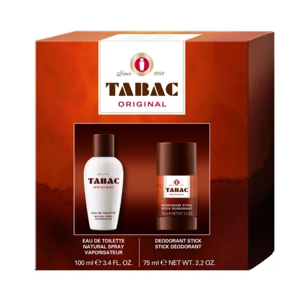 Bonherre mağazasından Tabac Original, Eau de Toilette ve 24 saat etkili deodorant stick içeren lüks erkek parfüm seti.