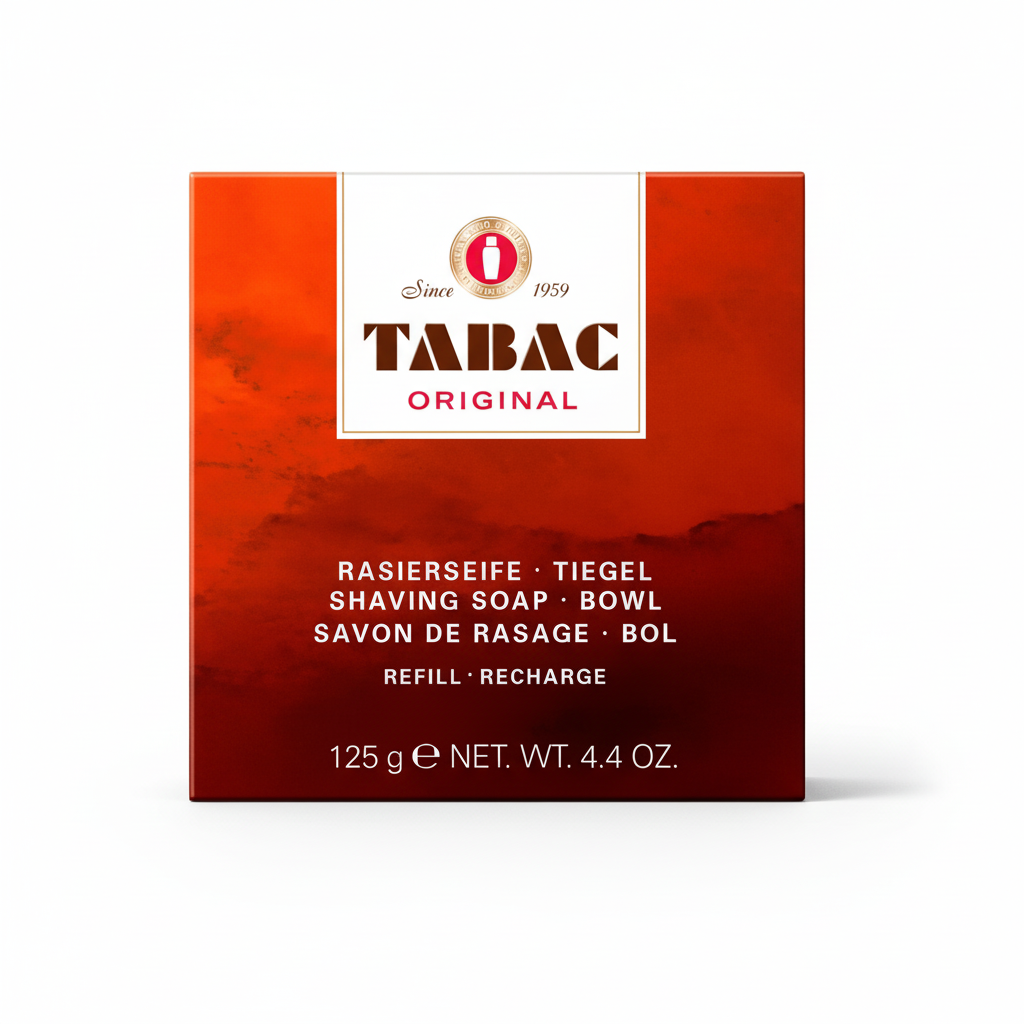 Bonherre mağazasından Tabac Original, zengin köpük sağlayan ve porselen kaselerle uyumlu 125 g lüks yedek tıraş sabunu.