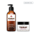 Tabac Sakal Bakım Seti, 200 ml sakal şampuanı ve kremi ile 40 gr sakal şekillendirici wax içeren bakım seti