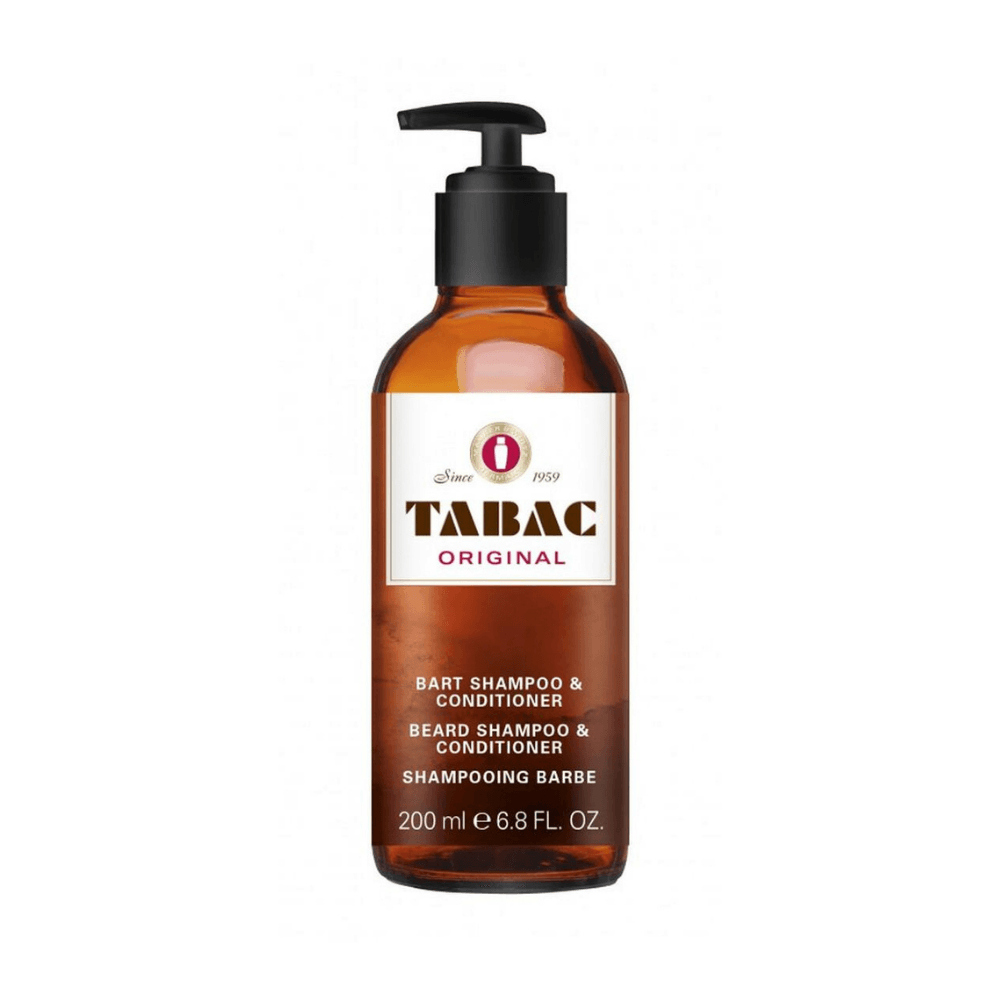 Tabac Sakal Bakım Seti, 200 ml sakal şampuanı ve kremi ile 40 gr sakal şekillendirici wax içeren bakım seti