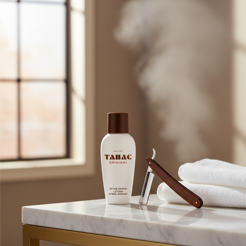 Bonherre mağazasından Tabac Original, tıraş sonrası cildi yatıştıran, dezenfekte eden ve canlandıran 100 ml lüks erkek tıraş sonrası losyon.