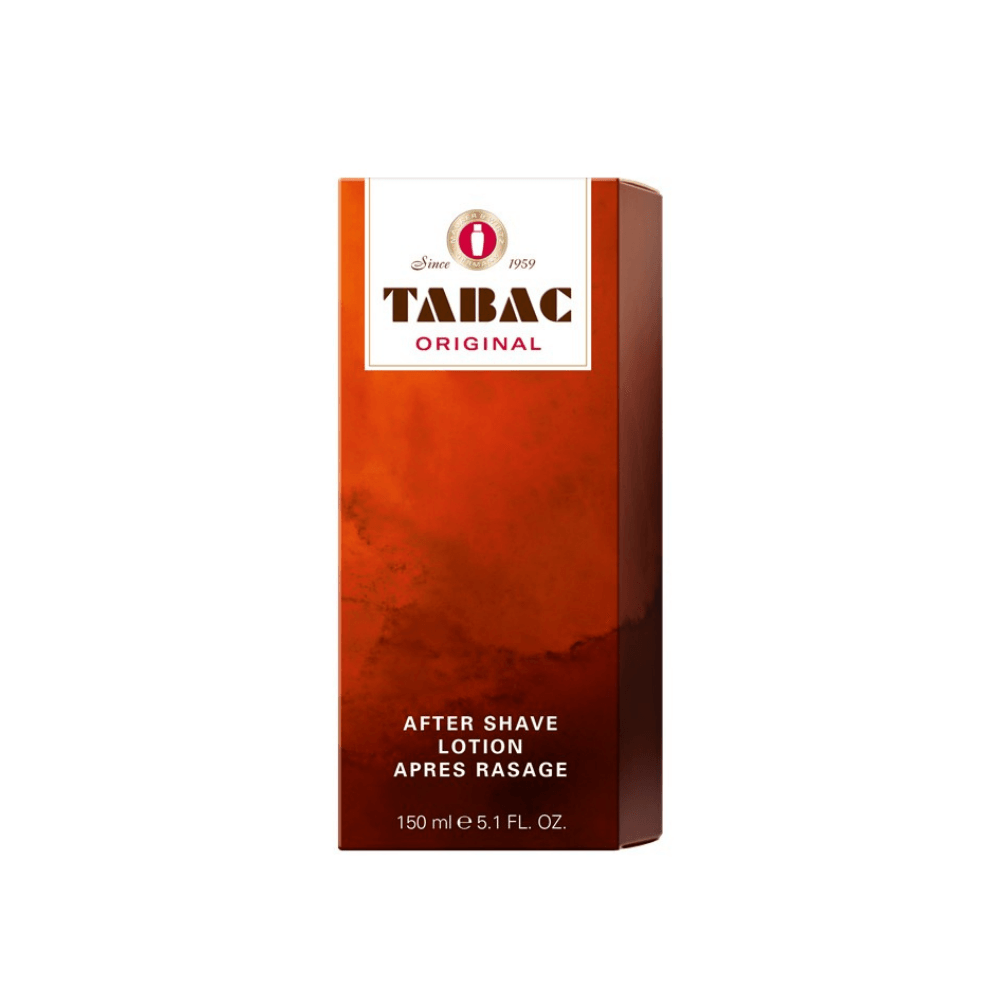 Bonherre mağazasından Tabac Original, sandal ağacı ve tütün notalarına sahip 150 ml büyük boy tıraş sonrası losyon.