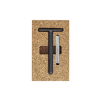 Klasik Tıraş Makinesi - Amakuni 50 mm Single Edge - Paslanmaz Çelik - Siyah