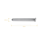 Klasik Tıraş Makinesi - Amakuni 50 mm Single Edge - Paslanmaz Çelik