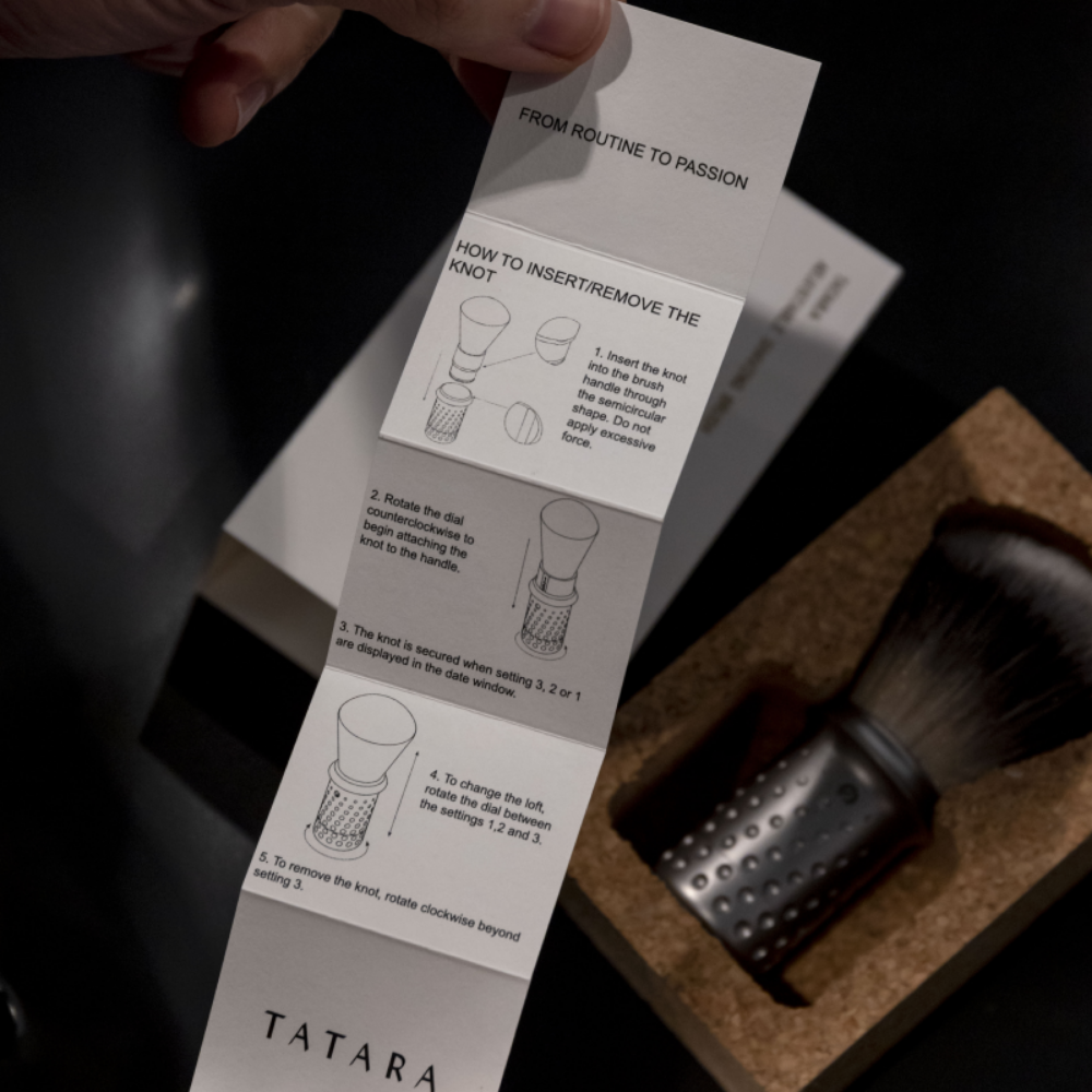 Muramasa Ayarlı Tıraş Fırçası - Premium Doğal Kıl