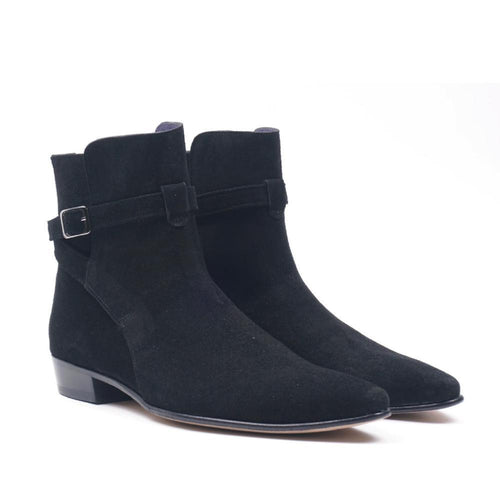 Béla Stacked Heel Bot - Siyah - Bonherre