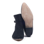 Béla Stacked Heel Bot - Siyah - Bonherre