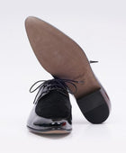 Jay-Jay Önlük Detaylı Derbi Ayakkabısı - Siyah - Bonherre